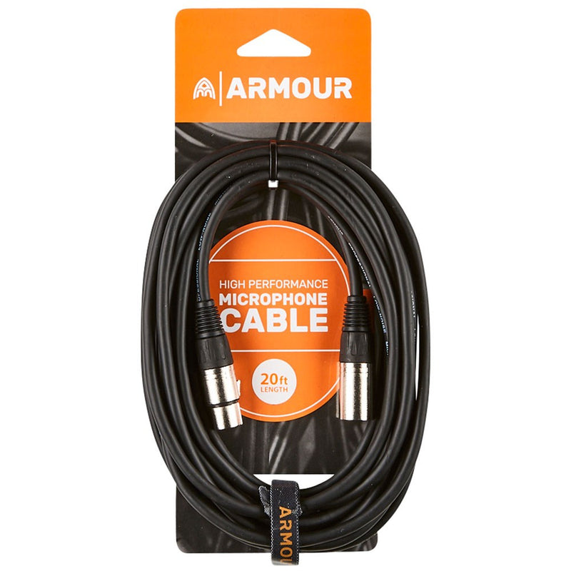 Armour CCP20 FXLR - MXLR Mic/Input Cable (20FT/6M)