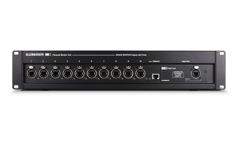 Allen & Heath ME-U 10-Port PoE Monitor Hub (for A&H ME-1)