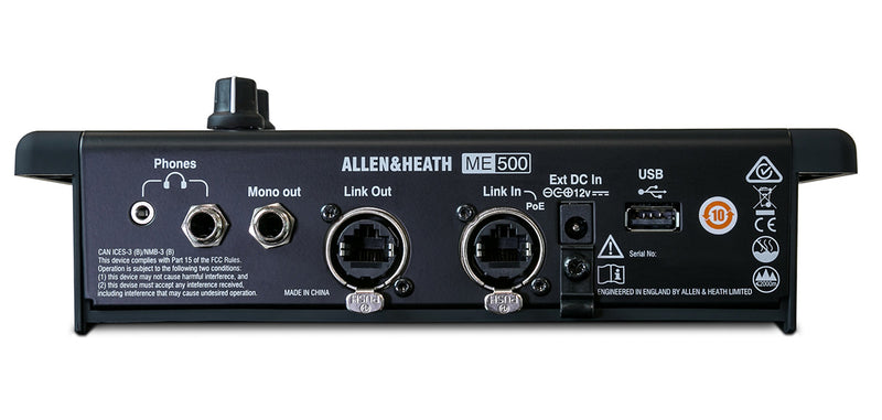 Allen & Heath ME-500 16-Channel Personal Monitor Mixer (for A&H Digital Consoles) PRE-ORDER