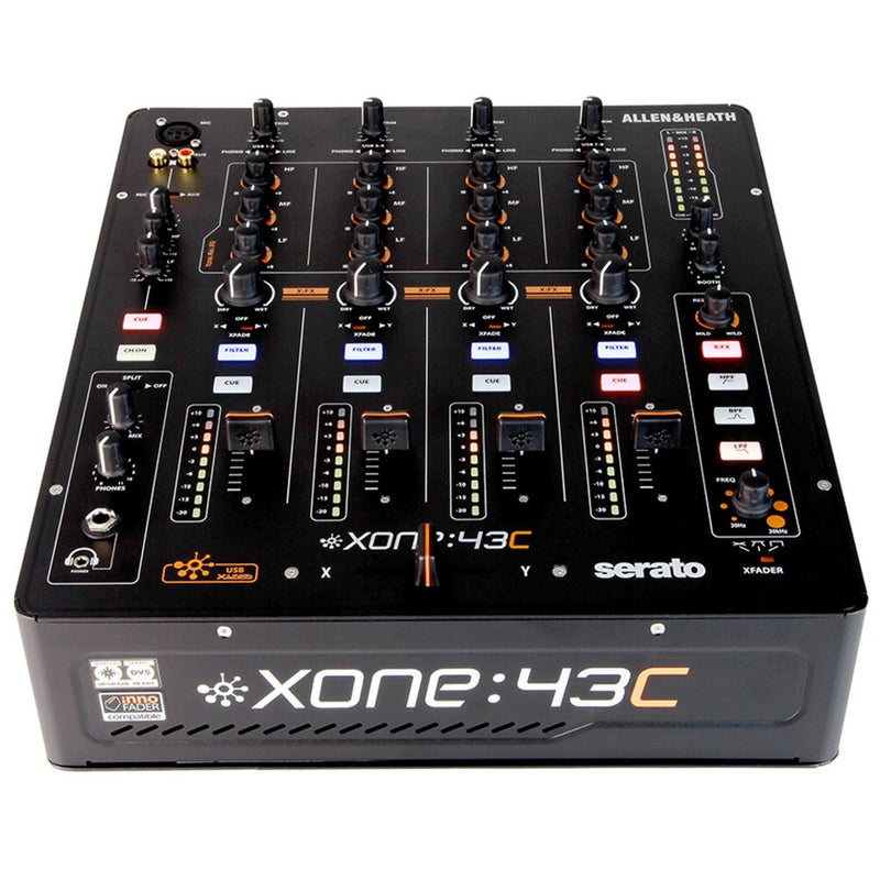 Allen & Heath XONE:43C 4+1 Channel DJ Mixer with Soundcard (Optional Serato CLUB KIT Upgrade)