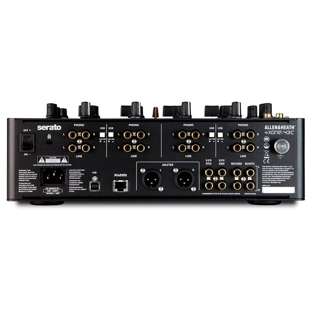 Allen&Heath XONE:43C 4+1 Channel DJ Mixer w Soundcard - Mix Foundation