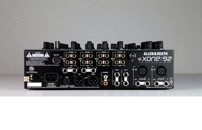 Allen & Heath Xone:92 Analogue DJ Mixer