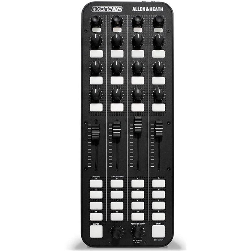 Allen & Heath Xone:K2 Compact DJ Midi Controller with 4 Channel Soundcard