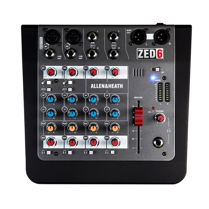 Allen & Heath ZED-6 Compact 6-Input Analogue Mixer