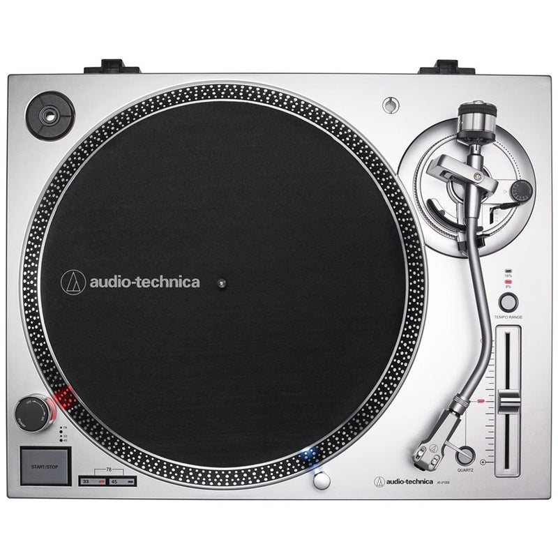 Audio-Technica LP120XUSB Direct-Drive Turntable (Silver) w/ VM95E