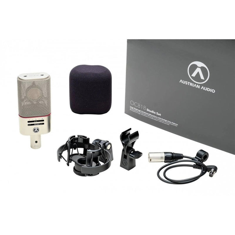 Austrian Audio OC818 Multi-Pattern Dual Output Condenser Microphone Studio Set