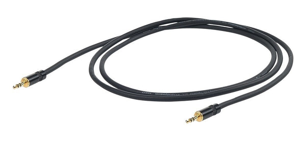 Proel Challenge Series MINI JACK LEAD 3.5mm TRS - 3.5mm TRS (1.5M, 3M)