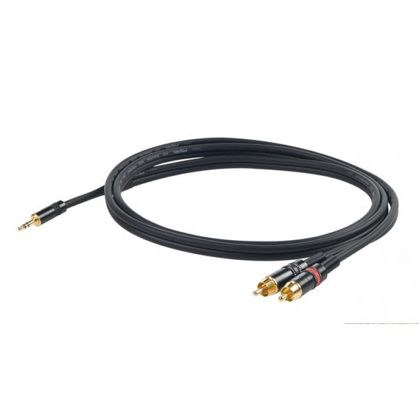 Proel Challenge Series MINI TRS - TWIN RCA SPLIT LEAD (1.5M, 3M, 5M)