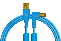 Chroma Cables Audio Optimized USB-A Right Angle Cable (Blue)