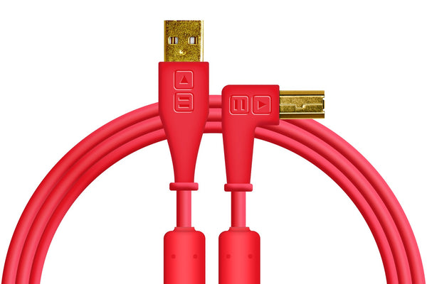 Chroma Cables Audio Optimized USB-A Right Angle Cable (Blue)