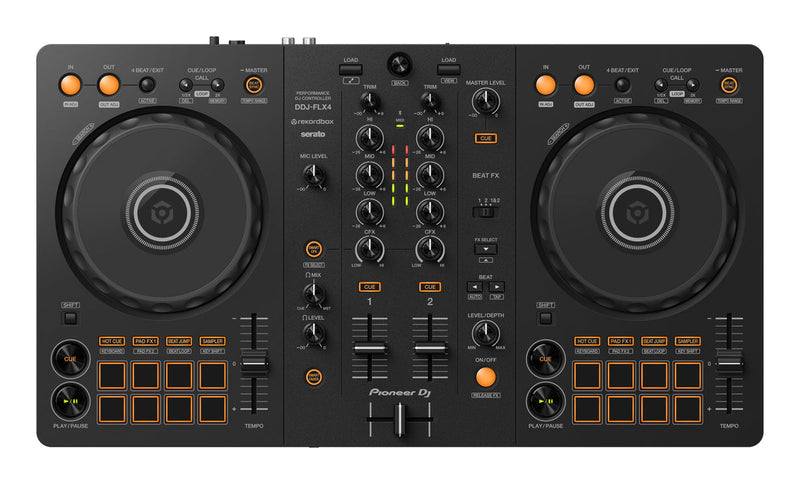 Pioneer DDJ-FLX4 2-Channel DJ Controller for Rekordbox and Serato DJ Lite | Beginner Pack 1.