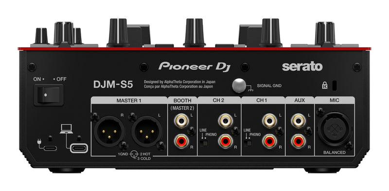 Pioneer DJM-S5 Scratch-style 2-Channel Mixer for Serato DJ Pro