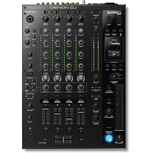 Denon DJ X1850 PRIME Professional 4-Channel DJ Club Mixer