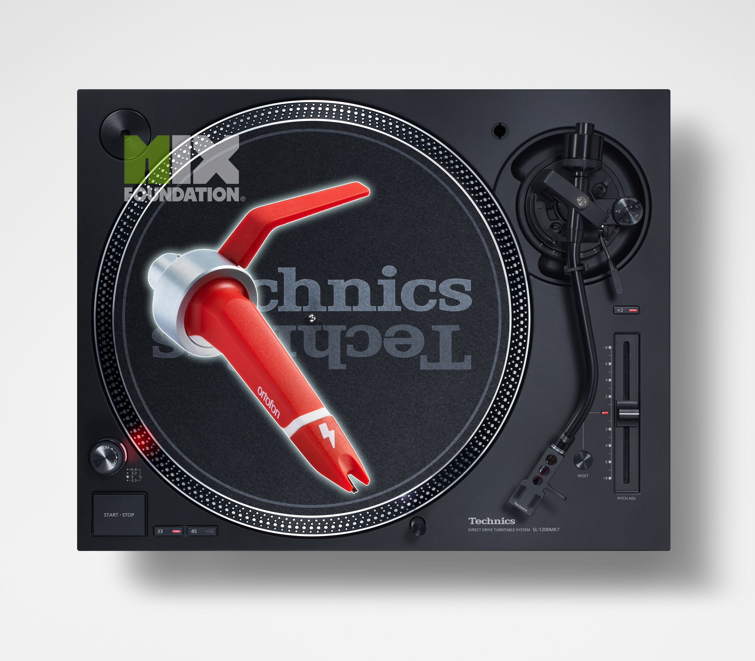 Technics SL-1210MK7 DJ Turntable w Ortofon Concorde Digital Cartridge