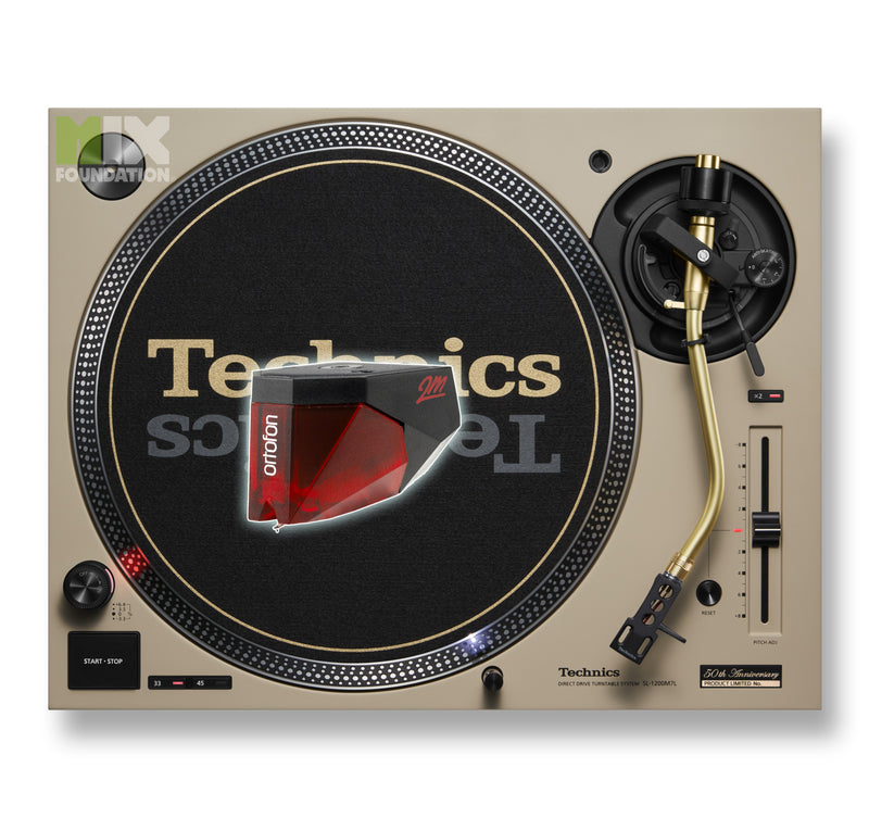 Technics SL-1200M7L Direct-Drive DJ Turntable 50th Anniversary Edition - Beige (Optional Ortofon 2M Red Cartridge) LAST ONE