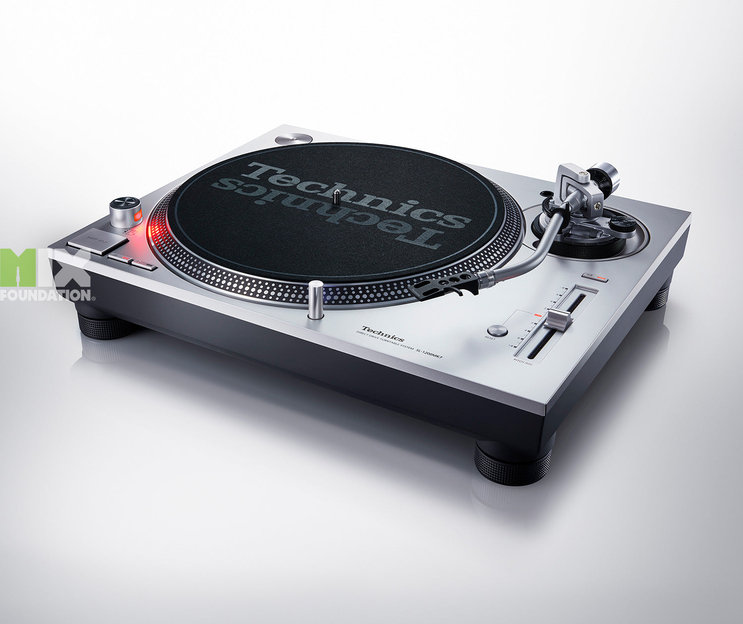 Technics SL-1200MK7 Direct Drive DJ Turntable Silver Edition (PAIR) Package