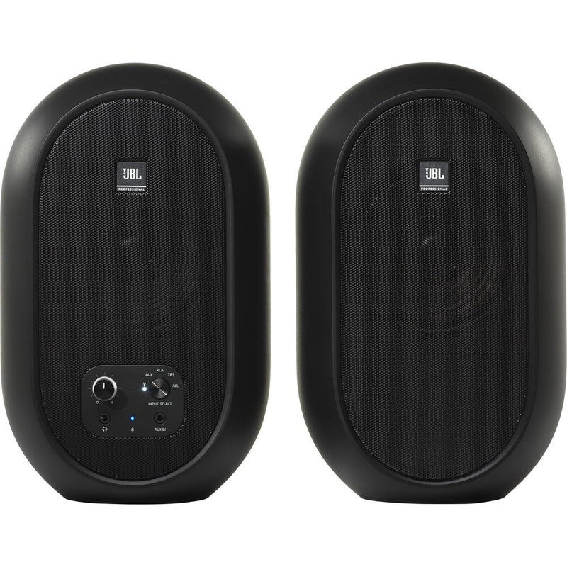 JBL 104BT Compact Powered 4.5" Desktop Reference Monitors w/Bluetooth (Pair - Black, White)