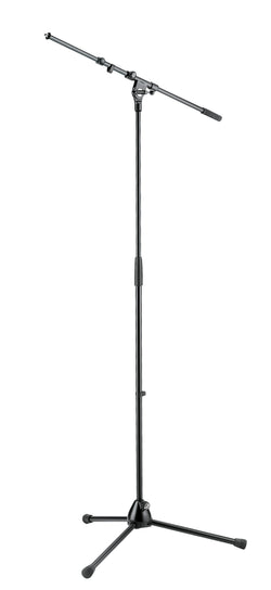 K&M 210/9 MICROPHONE BOOM STAND with Height and Boom Adjustments | 5 Year Warranty