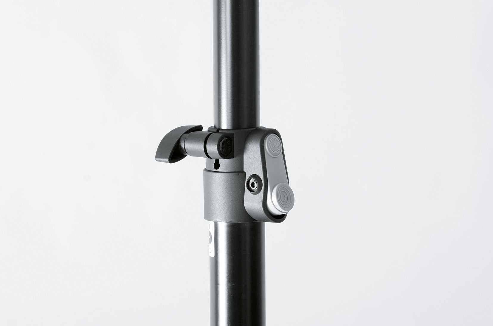 K&M 21436 SPEAKER STANDS & BAG SET Black Aluminium Made in Germany