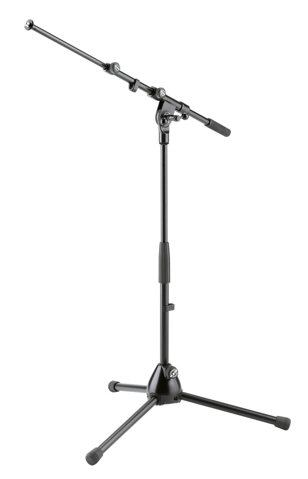 K&M 259 LOW-LEVEL MICROPHONE STAND with Height and Boom Adjustments | 5 Year Warranty