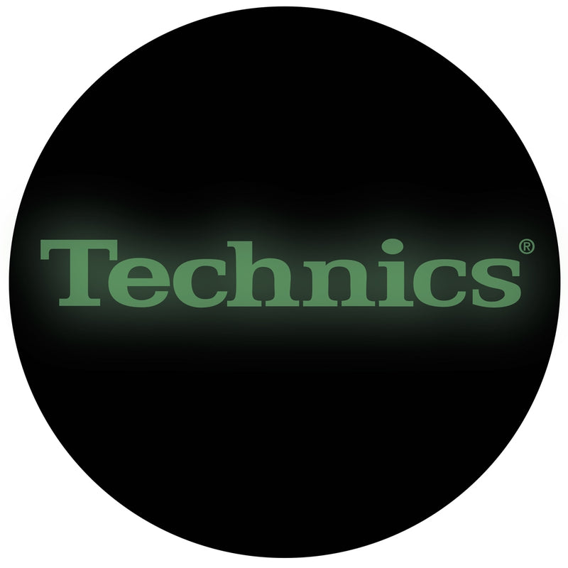 Technics Glow in the  Dark DJ Slipmats  | Pair
