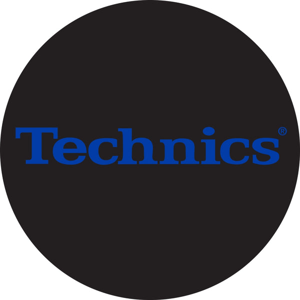 Technics Electric Blue DJ Slipmats | Pair