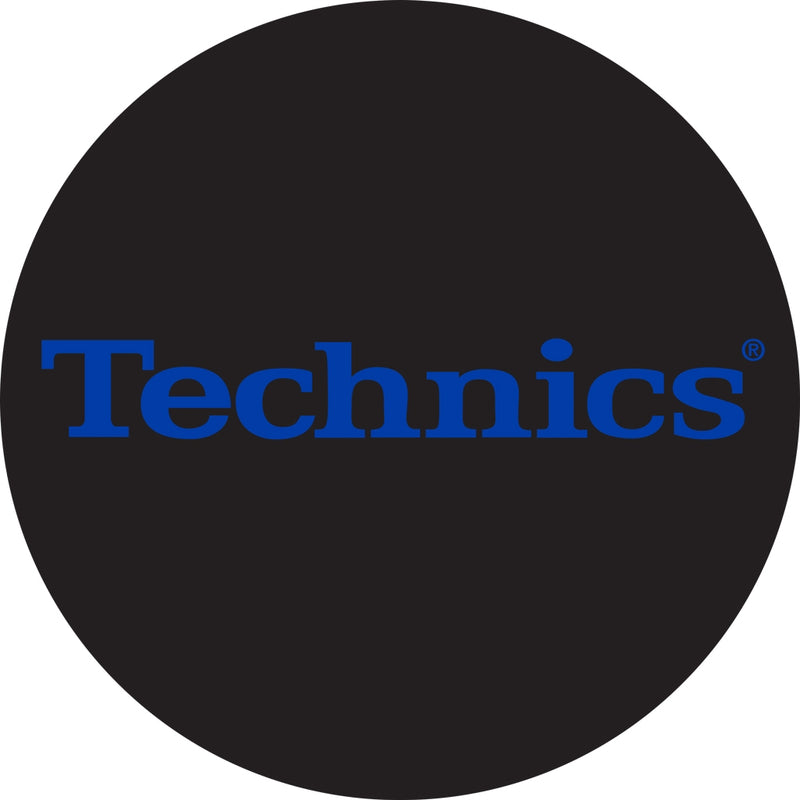 Technics Electric Blue DJ Slipmats | Pair