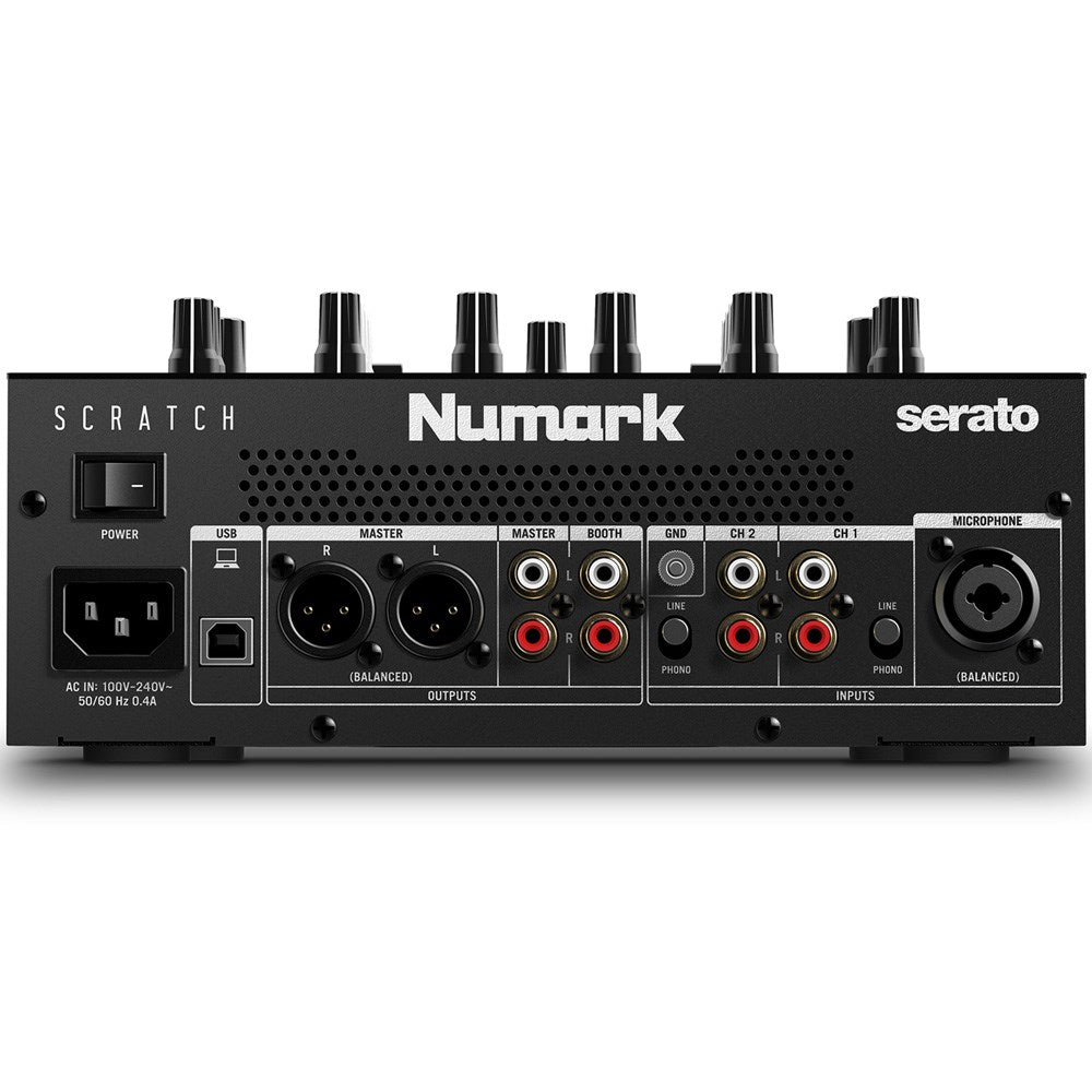 Numark SCRATCH Mixer for Serato DJ X Pioneer PLX-500 Turntable Package