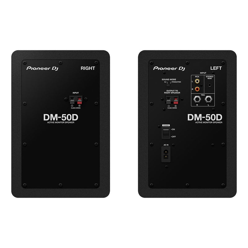 Pioneer DM-50D 5" Active Monitor Speaker (Pair) Black
