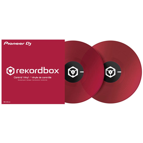 Pioneer RBVD1 Rekordbox DVS 12" Control Vinyl - Clear Red (Pair)