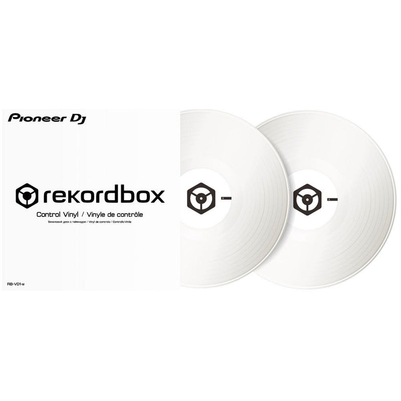 Pioneer RBVD1 Rekordbox DVS 12" Control Vinyl - Clear White (Pair)