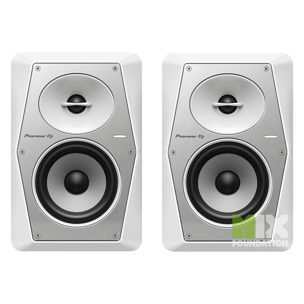 Pioneer VM-50 5" Active Studio Monitor Speakers - White (Pair)