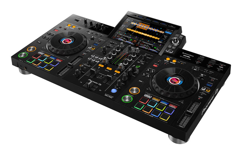 Pioneer XDJ-RX3 All-In-One DJ System for Rekordbox & Serato DJ X VM-70/VM-80 Monitors Package w/ FREE DJ Headphones