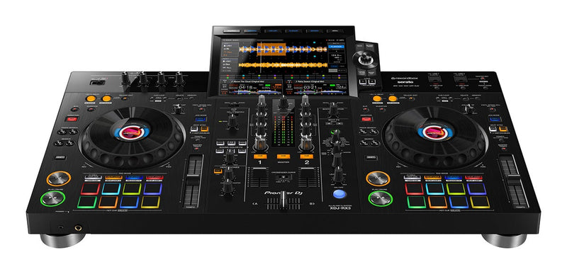 Pioneer XDJ-RX3 All-In-One DJ System for Rekordbox & Serato DJ X VM-70/VM-80 Monitors Package w/ FREE DJ Headphones