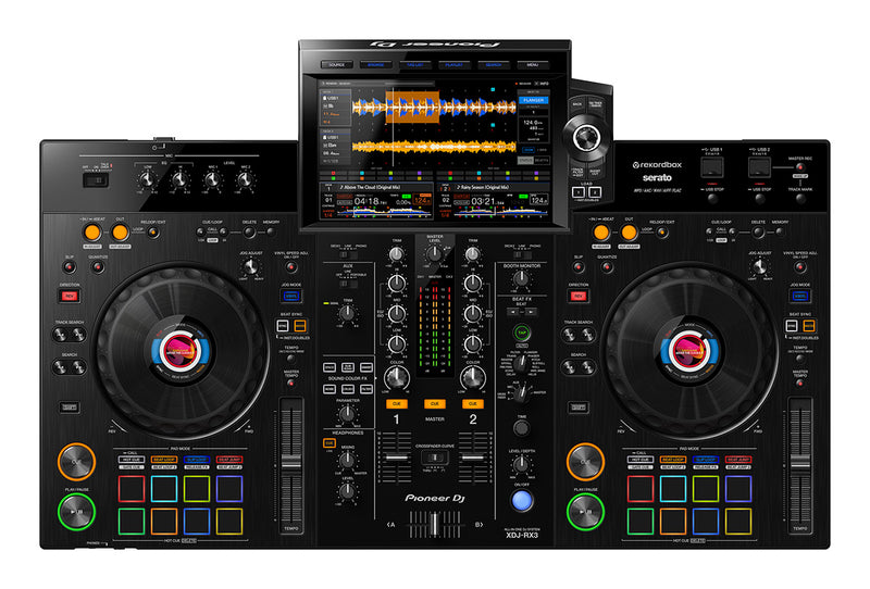 Pioneer XDJ-RX3 2-Channel All-In-One DJ System for Rekordbox & Serato DJ with 10.1" Touchscreen