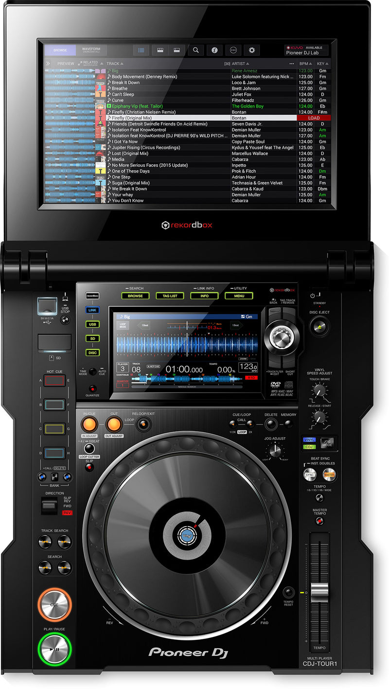 Pioneer CDJ-TOUR1 Tour System Media-Player with fold-out Touch Screen EX SHOWROOM