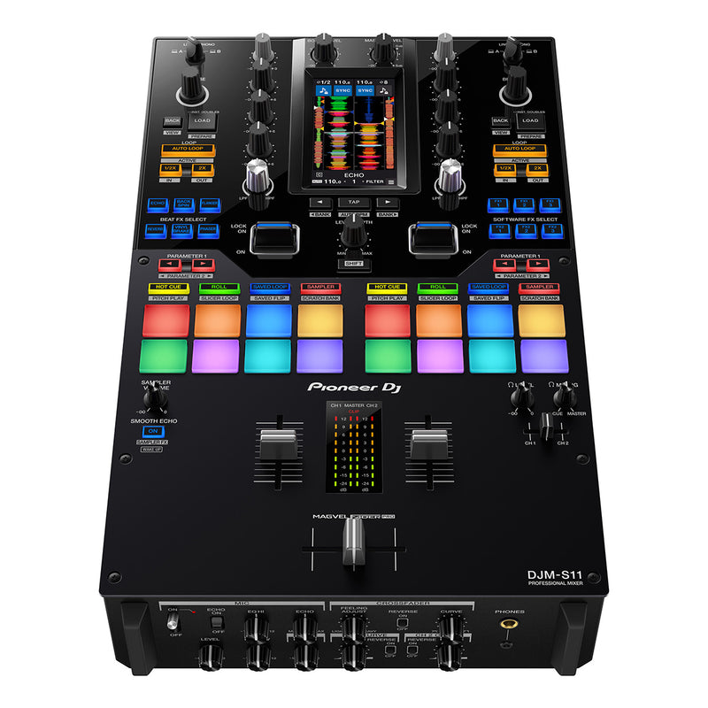 Pioneer DJM-S11 Professional 2-Channel Mixer for Serato DJ Pro & Rekordbox