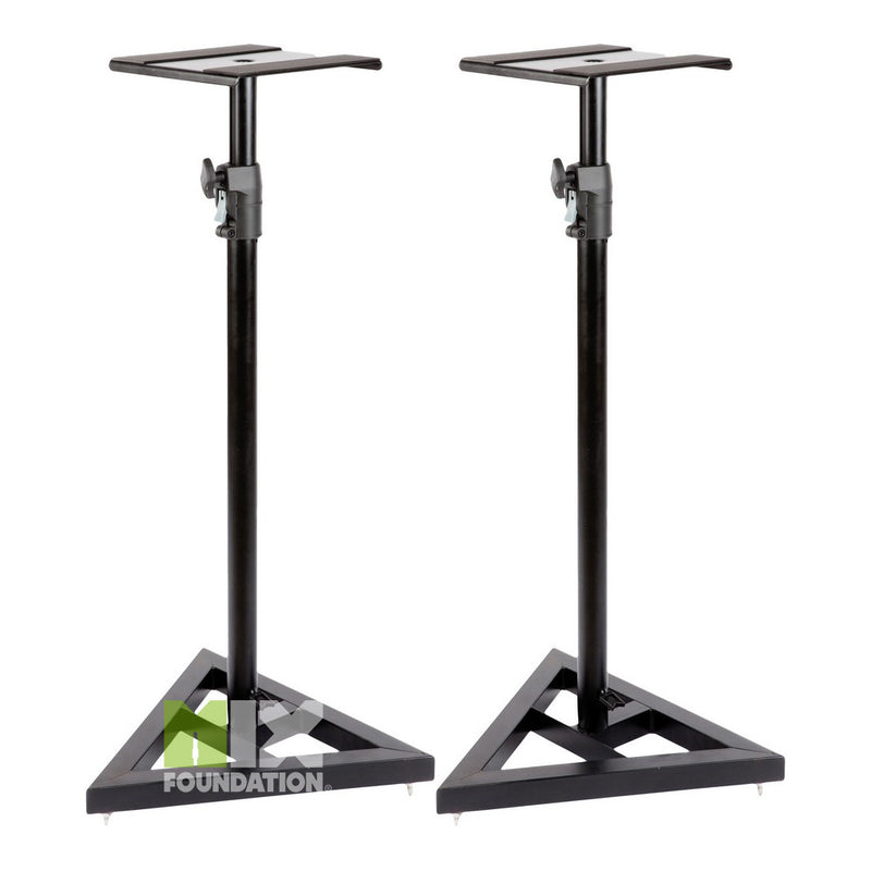 Proel KP845 Studio Monitor Stands Black with Triangular Base (Pair)