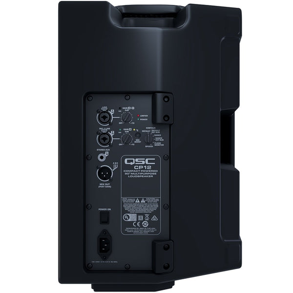 QSC CP12 1KW Compact Portable 12" Powered Speaker