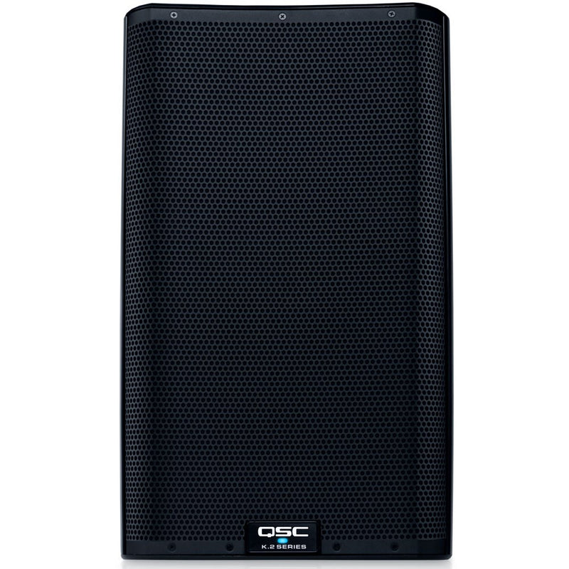 QSC K12.2 + KS212C | 7.6KW Powered 12" Speakers with Powered Dual 12" Sub & Stands Package System 2