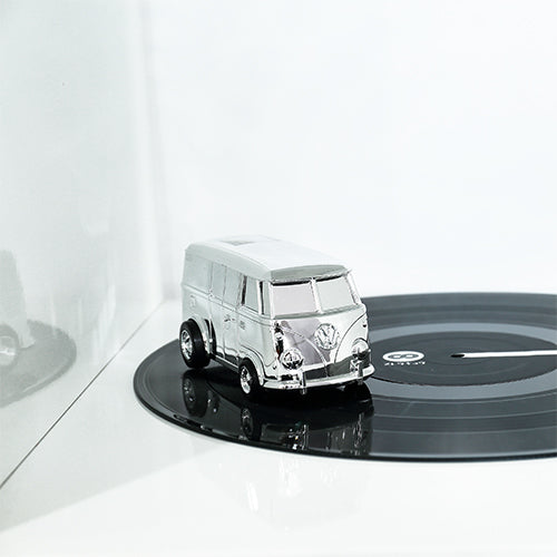 Stokyo RECORD RUNNER (SoundWagon) Portable Record Player | Platinum Chrome Edition