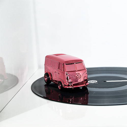 Stokyo RECORD RUNNER (SoundWagon) Portable Record Player | Pink Chrome Edition