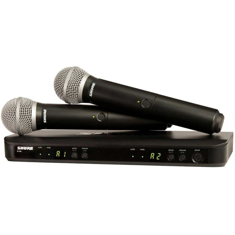 Shure BLX288-SM58 Dual Handheld Wireless Mic System | NZ AUTHORISED