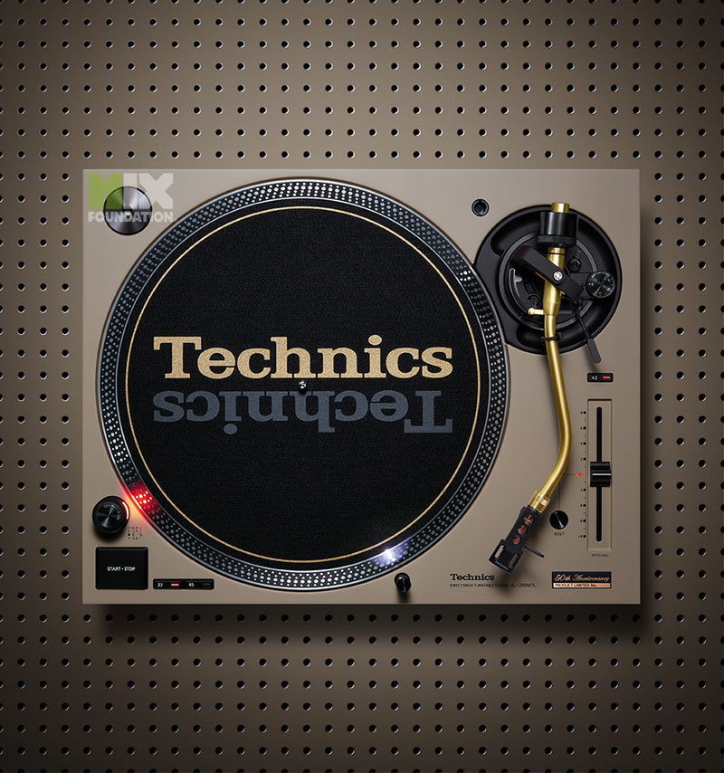Technics SL-1200M7L Direct-Drive DJ Turntable 50th Anniversary Edition - Beige (Optional Ortofon 2M Red Cartridge) LTD STOCK