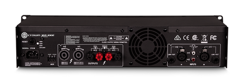 Crown XLS1002 DriveCore Series Power Amp (2x 350W @ 4ohm)