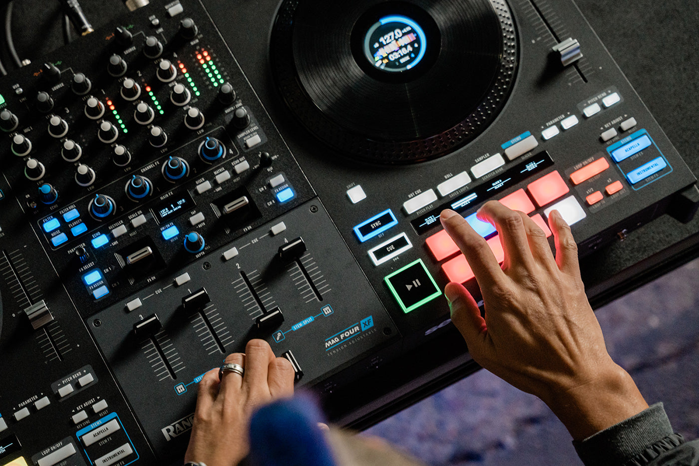 Rane FOUR Advanced 4-Channel Stems DJ Controller for Serato DJ Pro