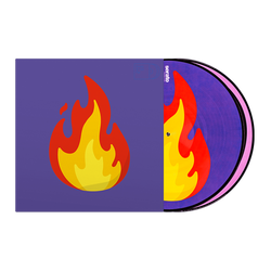 Serato EMOJI Series 12" Control Vinyl #2 Flame/Record (Pair)