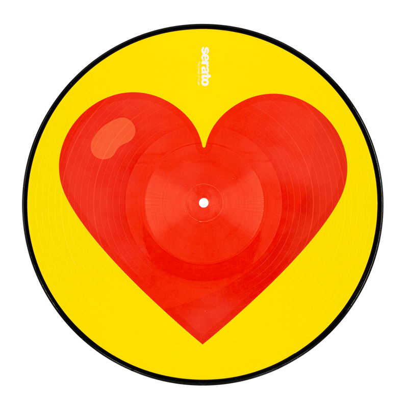 Serato EMOJI Series 12" Control Vinyl #3 Donut/Heart (Pair) (Pair)