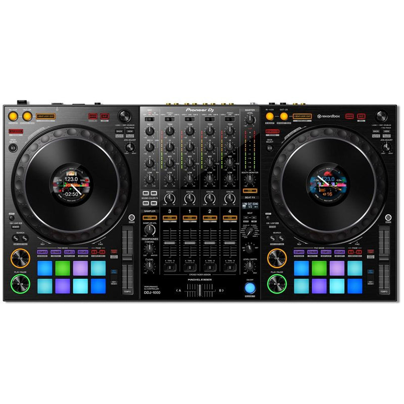 Pioneer DDJ-1000 4-Channel Rekordbox DJ Controller with UDG Ultimate Flight Case