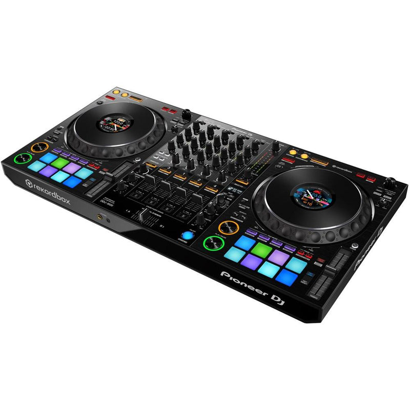 Pioneer DDJ-1000 4-Channel Rekordbox Controller X VM-70/VM-80 Monitors Package w/ FREE DJ Headphones